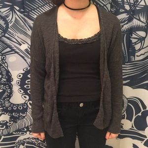 Grey cardigan